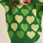 Heart Ribbed Hem Long Sleeve Sweater - DAVERRI FASHIONS