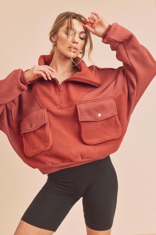 Carter Pullover MARSALA S Tops
