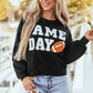 GAME DAY Round Neck Long Sleeve Sweatshirt - DAVERRI FASHIONS