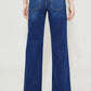 RISEN Full Size Tummy Control High Rise Wide Leg Cuffed Jeans Plus Size Jeans