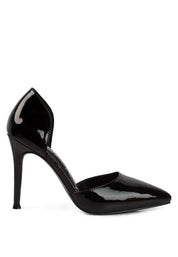 Candy Cane Patent Pu Slip On Stiletto Heels | Heels Daverri Fashions