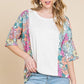 BOMBOM Floral Round Neck Half Sleeve T-Shirt - DAVERRI FASHIONS