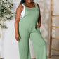 Double Take Full Size Wide Strap Overall with Pockets Overalls
