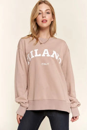 And The Why Washed Milano Pullover Sweatshirt | Sweatshirts Daverri Fashions