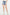 Kancan High Rise Frayed Hem Denim Shorts Acid Denim Shorts