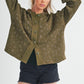 Aemi + Co Floral Button Up Hooded Jacket Jackets