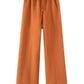 Daverri Fashions Zip Up Top and Drawstring Pants Two-Piece Set - DAVERRI FASHIONS