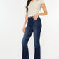 Kancan Full Size Mid Rise Slim Flare Jeans - DAVERRI FASHIONS
