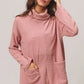 BiBi Piper Rib Double Pocket Turtle Neck Sweater Sweaters