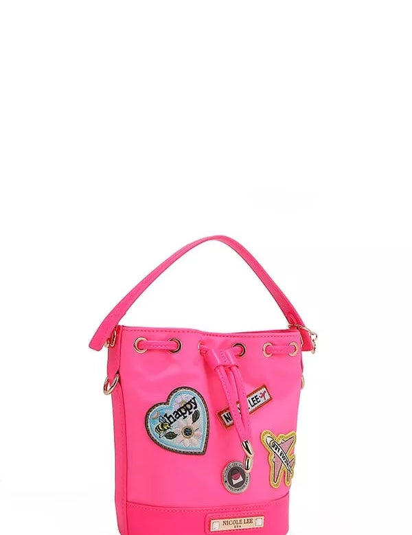 Color Patch Bucket Bag | Handbags Daverri Fashions