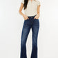 Kancan Full Size Mid Rise Slim Flare Jeans - DAVERRI FASHIONS