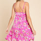 Culture Code Full Size Floral Ruffled Cami Dress Cami Dresses