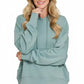 Zenana Oversized Fleece Kangaroo Pocket Hoodie - DAVERRI FASHIONS