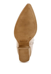 Bimmy Woven Pointy Western Boots | Boots Daverri Fashions