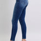 Judy Blue Full Size Washed Thermal Skinny Jeans Plus Size - DAVERRI FASHIONS