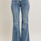 Judy Blue Full Size High-Waist Flare Denim Jeans with Front Seam Detail Plus Size Jeans