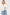 bytos Button Down Cropped Denim Jacket with Patch Pockets White