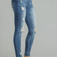 Umgee Distressed Skinny Jeans with Edge Detail Jeans