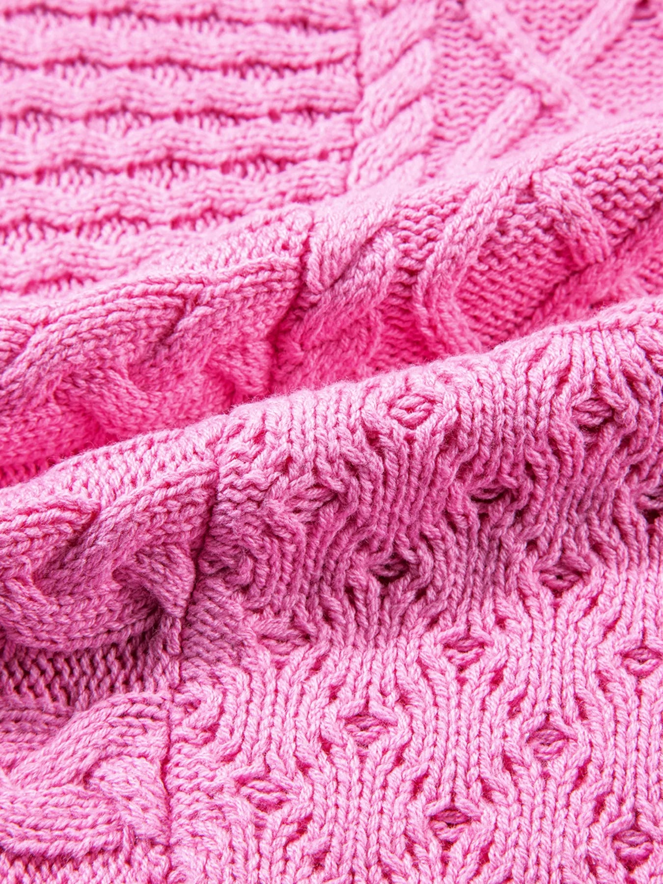 Cable Knit Dolman Sweater Vest | Sweater Vests Daverri Fashions