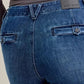 Judy Blue Full Size Mid Rise Bootcut Jeans with Welt Pockets Plus Size - DAVERRI FASHIONS