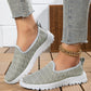 Breathable Mesh Slip-On Sneakers - DAVERRI FASHIONS