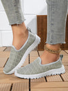 Breathable Mesh Slip-On Sneakers - DAVERRI FASHIONS