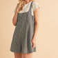 Aemi+Co Plaid Square Neck Romper