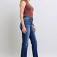 Judy Blue Full Size Washed Straight Leg Jeans with Pockets - DAVERRI FASHIONS