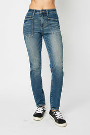 Dark 1 25 Judy Blue Full Size High Waist Skinny Jeans | Jeans Daverri Fashions