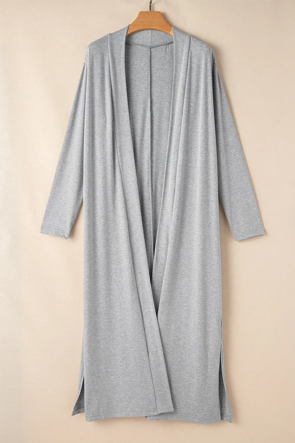 Open Front Long Sleeve Cardigan and Pants Lounge Set | Loungewear Sets Daverri Fashions