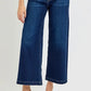 RISEN High Rise Crop Wide Jeans - DAVERRI FASHIONS