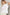 POL Star Patch Studded Sleeveless T-Shirt with Lace Hem White T-Shirts