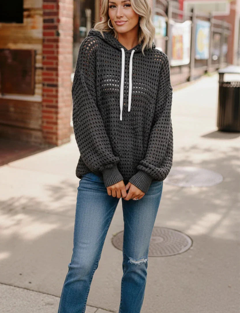 The Snug Edit Fish Net Hoodie | Daverri Fashions