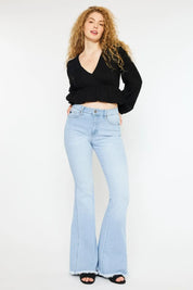 Kancan High Rise Curvy Flare Jeans | Jeans Daverri Fashions