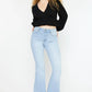 Kancan High Rise Curvy Flare Jeans - DAVERRI FASHIONS