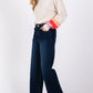 SAGE + FIG High Waist Wide Leg Jeans - DAVERRI FASHIONS