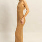 HYFVE Sleeveless Crochet Open Back Maxi Dress - DAVERRI FASHIONS