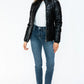 Snobbish Pocketed Zip Up Turtleneck Puffer Jacket M Jackets