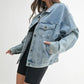 MONO B Boxy-Cut Denim Jacket