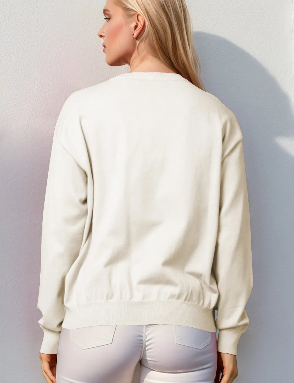 Double Take Full Size Nutcracker Sequin Long Sleeve Sweater | Sweaters Daverri Fashions