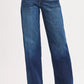 RISEN Mid Rise Wide Baggy Jeans - DAVERRI FASHIONS