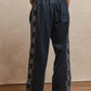 BiBi Washed Denim Mix And Match Long Pants - DAVERRI FASHIONS