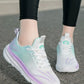 Gradient Colorful Breathable Athletic Sneakers - DAVERRI FASHIONS