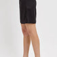 RISEN High Rise Pleated Front Shorts