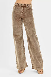RISEN High Rise Wide Leg Corduroy Jeans | Jeans Daverri Fashions