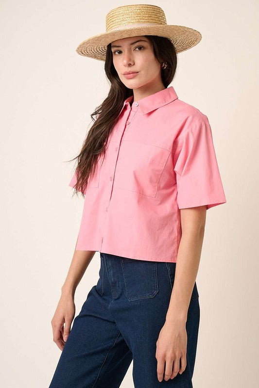 Mittoshop Button Down Short Sleeve Shirt