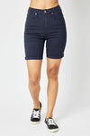 Judy Blue High Waist Tummy Control Bermuda Shorts - DAVERRI FASHIONS