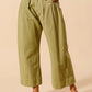 SO ME Mid Rise Wide Leg Chino Pants With Pockets Pants