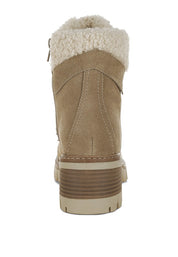 Madoka Fur Collar Chunky Ankle Boots | Boots Daverri Fashions