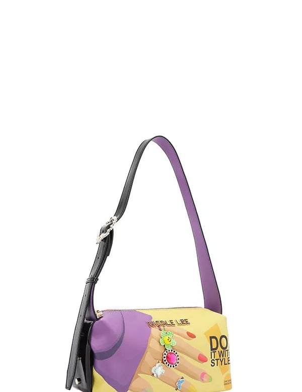 Nicole Lee USA Nail Polish Shoulder Bag | Daverri Fashions